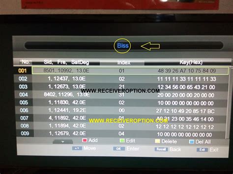 salvador receiver biss key 888